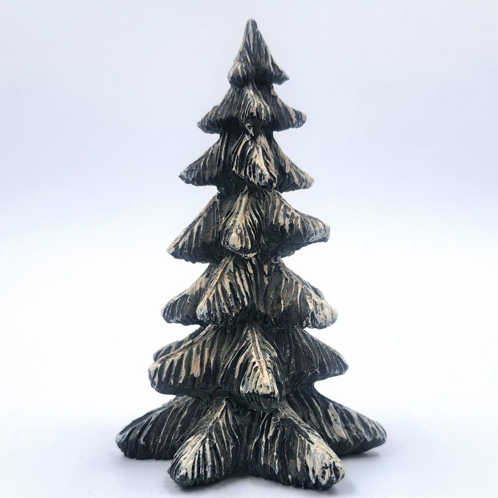 Lefton Colonial Christmas Village 00301 Medium Fir Tree 5"
